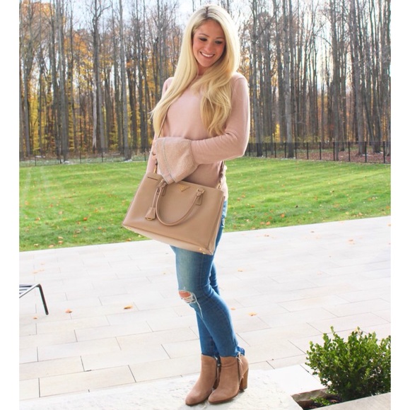 Dolce Vita Taupe Suede Double Zip Booties - Picture 2 of 7